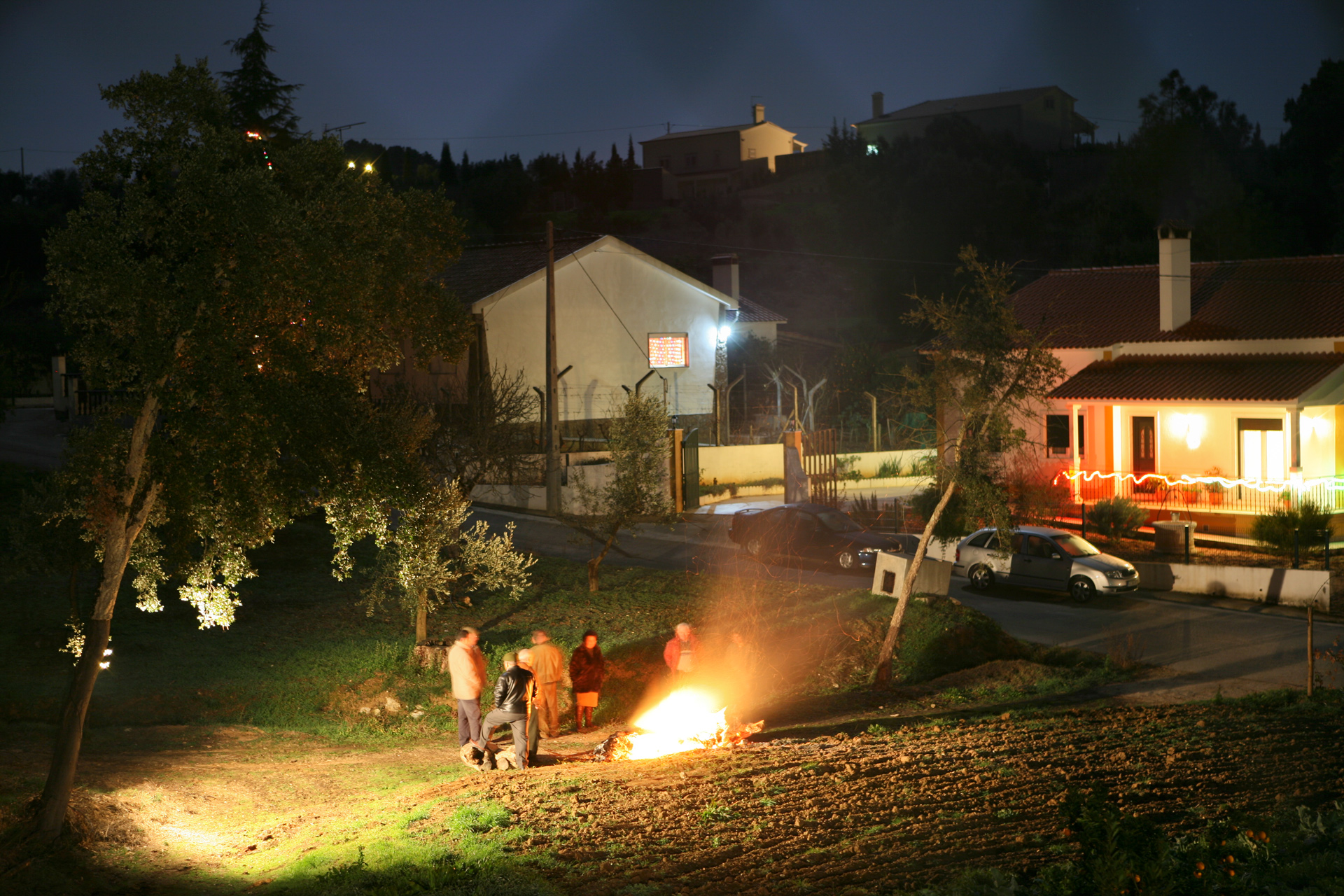 Ein portugiesisches Dorf, Weihnachtsfeuer